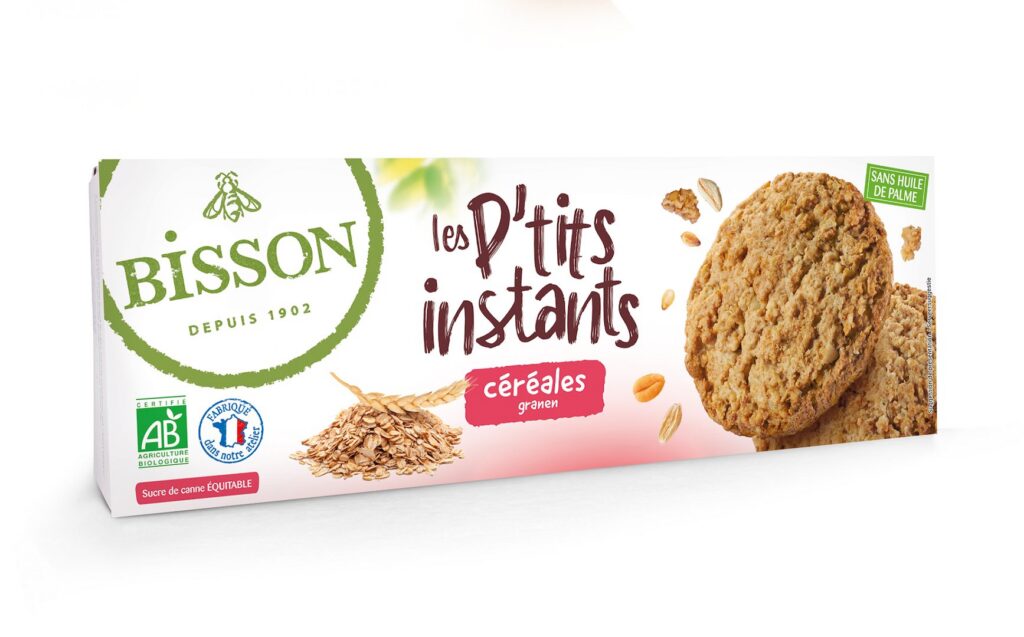 CIASTKA ZBOŻOWE Z SEZAMEM BIO 150 g - BISSON