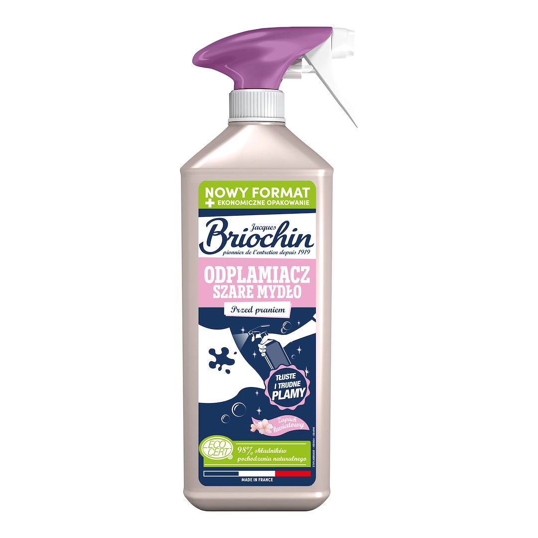 ODPLAMIACZ DO TKANIN NA BAZIE SZAREGO MYDŁA ECO 700 ml - BRIOCHIN