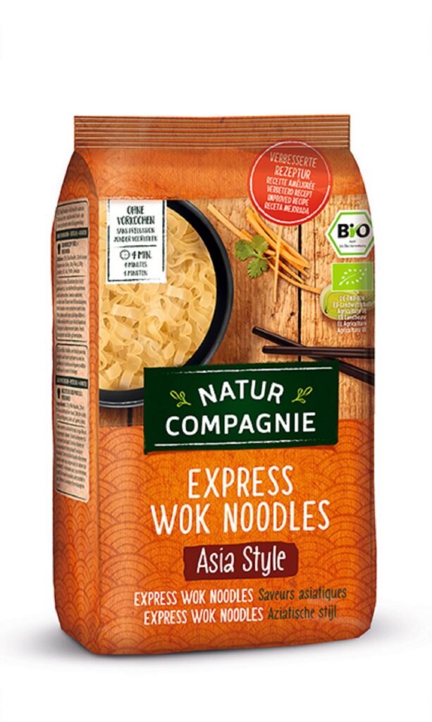 MAKARON (SEMOLINOWY) WOK W STYLU AZJATYCKIM BIO 250 g - NATUR COMPAGNIE
