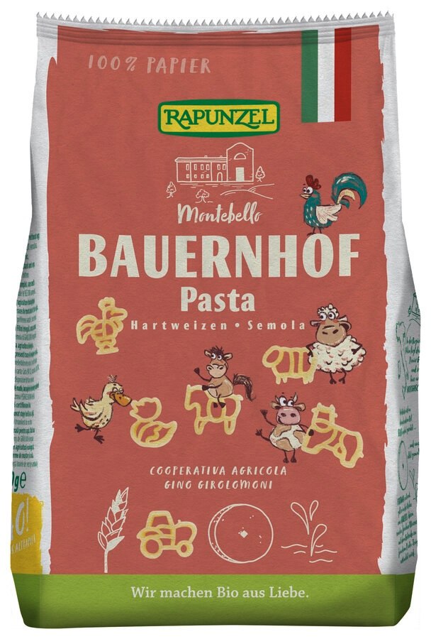 MAKARON (SEMOLINOWY) FARMA BIO 250 g - RAPUNZEL