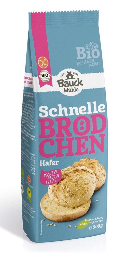 MIESZANKA DO WYPIEKU BUŁEK BEZGLUTENOWA BIO 500 g - BAUCK MUHLE