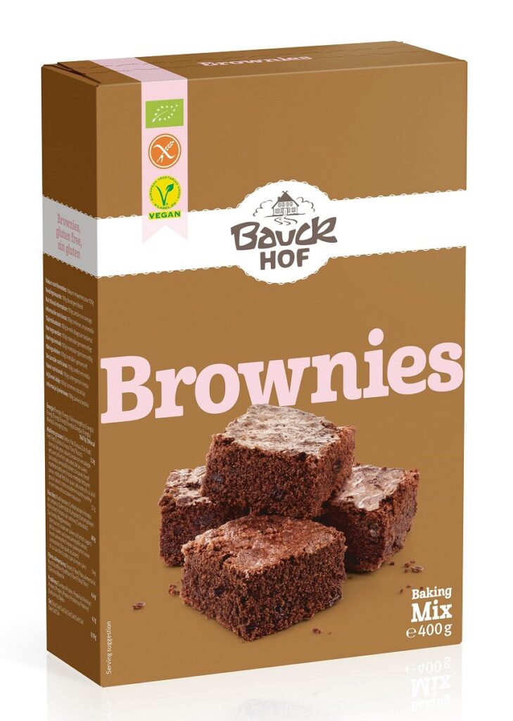 MIESZANKA NA BROWNIE BEZGLUTENOWA BIO 400 g - BAUCK MUHLE (BAUCK HOF)