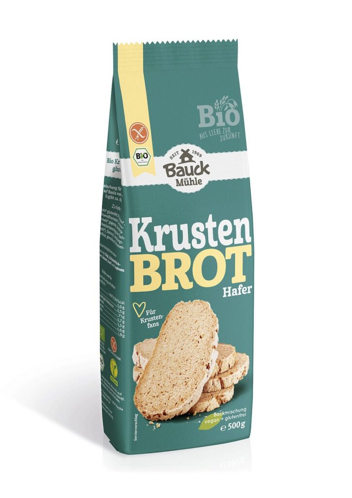 MIESZANKA DO WYPIEKU CHLEBA OWSIANEGO BEZGLUTENOWA BIO 500 g - BAUCK MUHLE