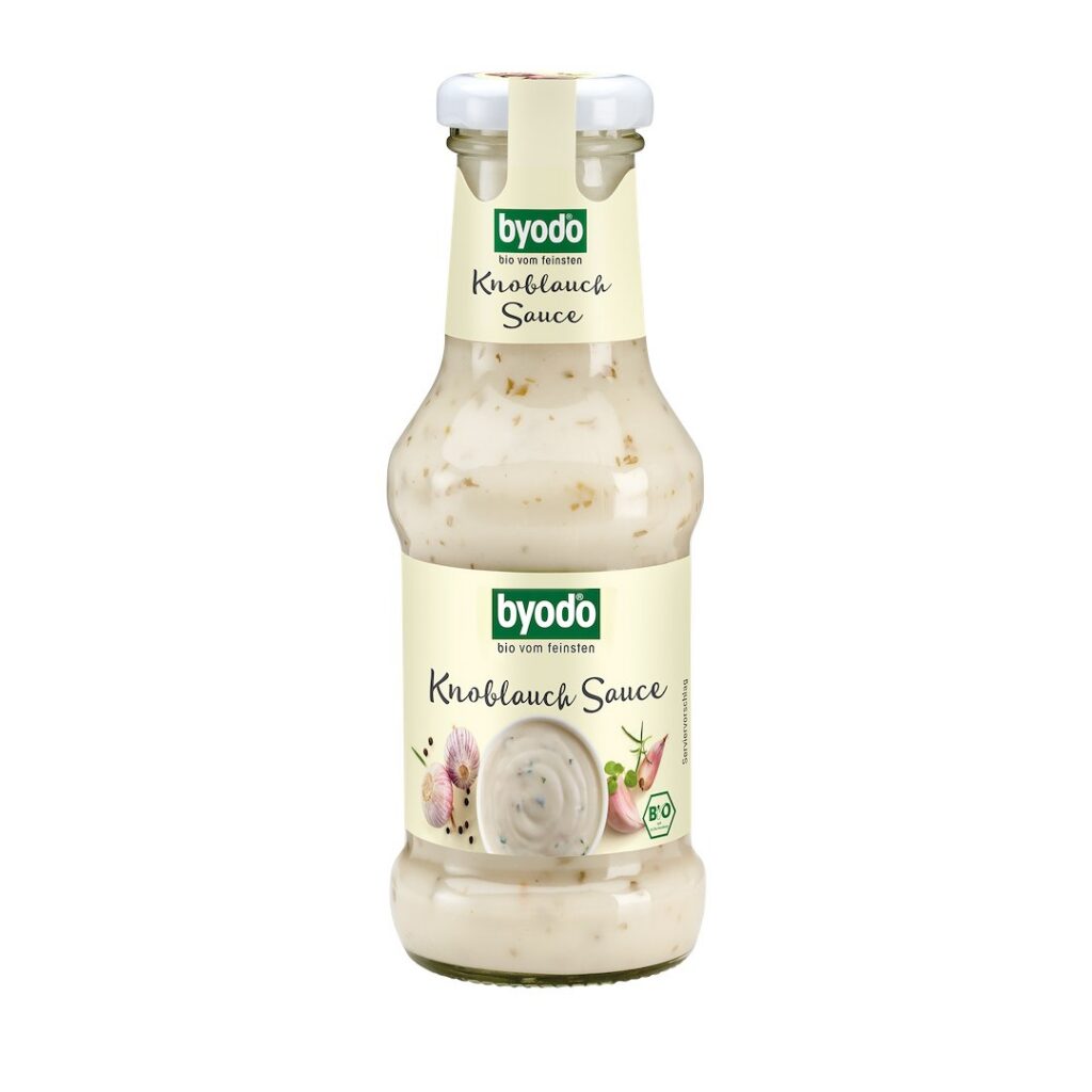 SOS CZOSNKOWY BEZGLUTENOWY BIO 250 ml - BYODO