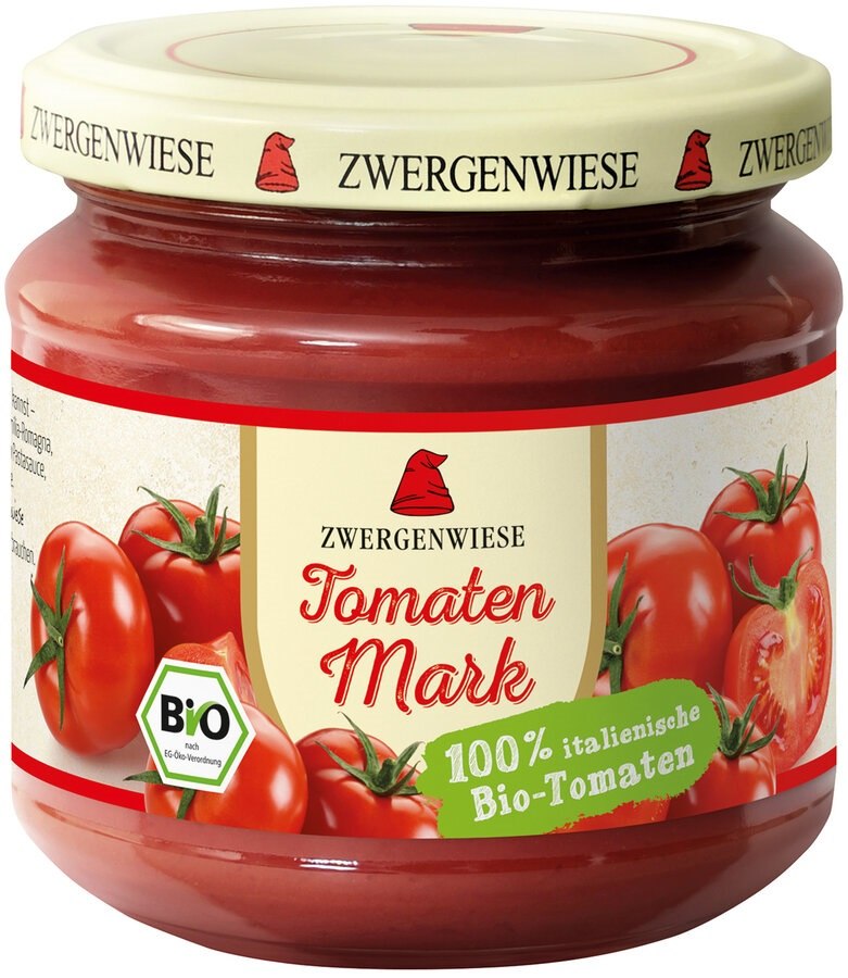 KONCENTRAT POMIDOROWY 22 % BEZGLUTENOWY BIO 200 g - ZWERGENWIESE