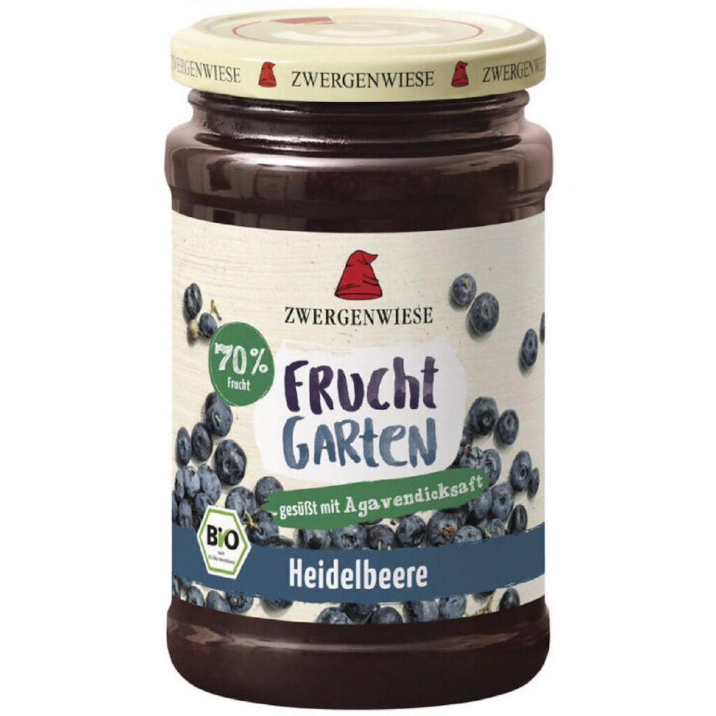 MUS JAGODOWY (70 % OWOCÓW) BEZGLUTENOWY BIO 225 g - ZWERGENWIESE