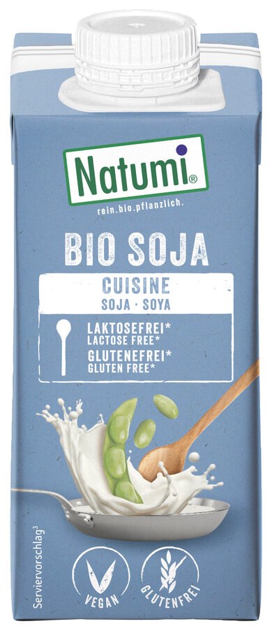 KREM SOJOWY DO GOTOWANIA I PIECZENIA BEZGLUTENOWY BIO 200 ml - NATUMI