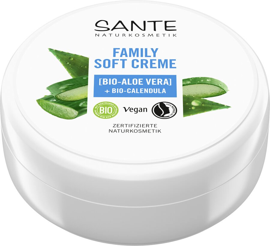 KREM DO TWARZY I CIAŁA FAMILY NAGIETEK I ALOES ECO 150 ml - SANTE