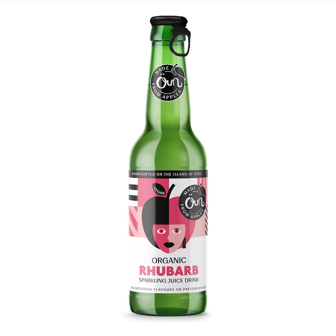 NAPÓJ RABARBAROWY BIO 330 ml - OUN