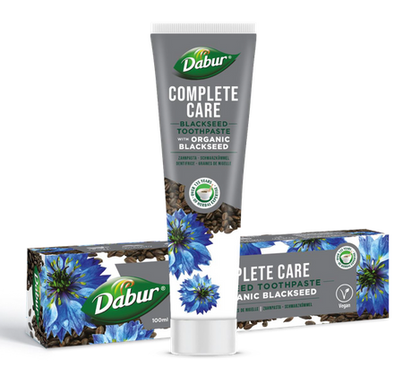 PASTA DO ZĘBÓW KOMPLEKSOWA PIELĘGNACJA Z CZARNUSZKĄ BEZ FLUORU 100 ml - DABUR
