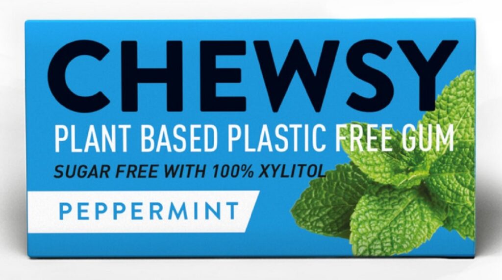GUMA DO ŻUCIA Z KSYLITOLEM O SMAKU MIĘTY PIEPRZOWEJ (10 szt.) 15 g  - CHEWSY
