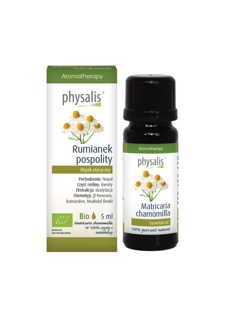 OLEJEK ETERYCZNY RUMIANEK POSPOLITY BIO 5 ml - PHYSALIS