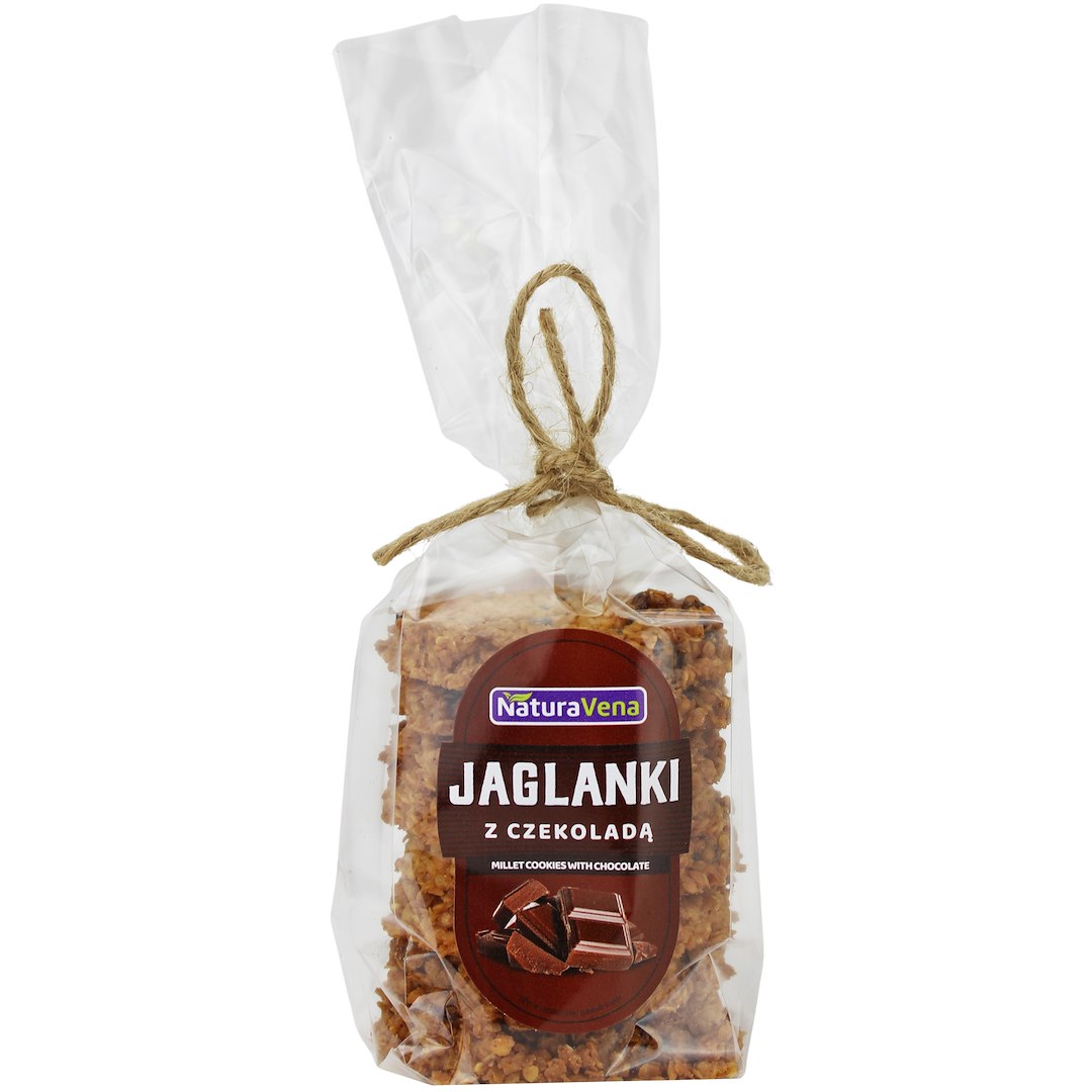 CIASTKA JAGLANKI Z CZEKOLADĄ 175 g - NATURAVENA