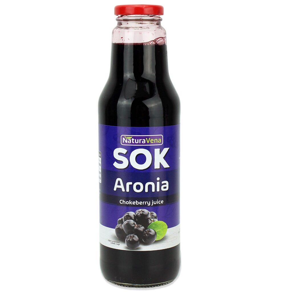 SOK Z ARONII 750 ml - NATURAVENA