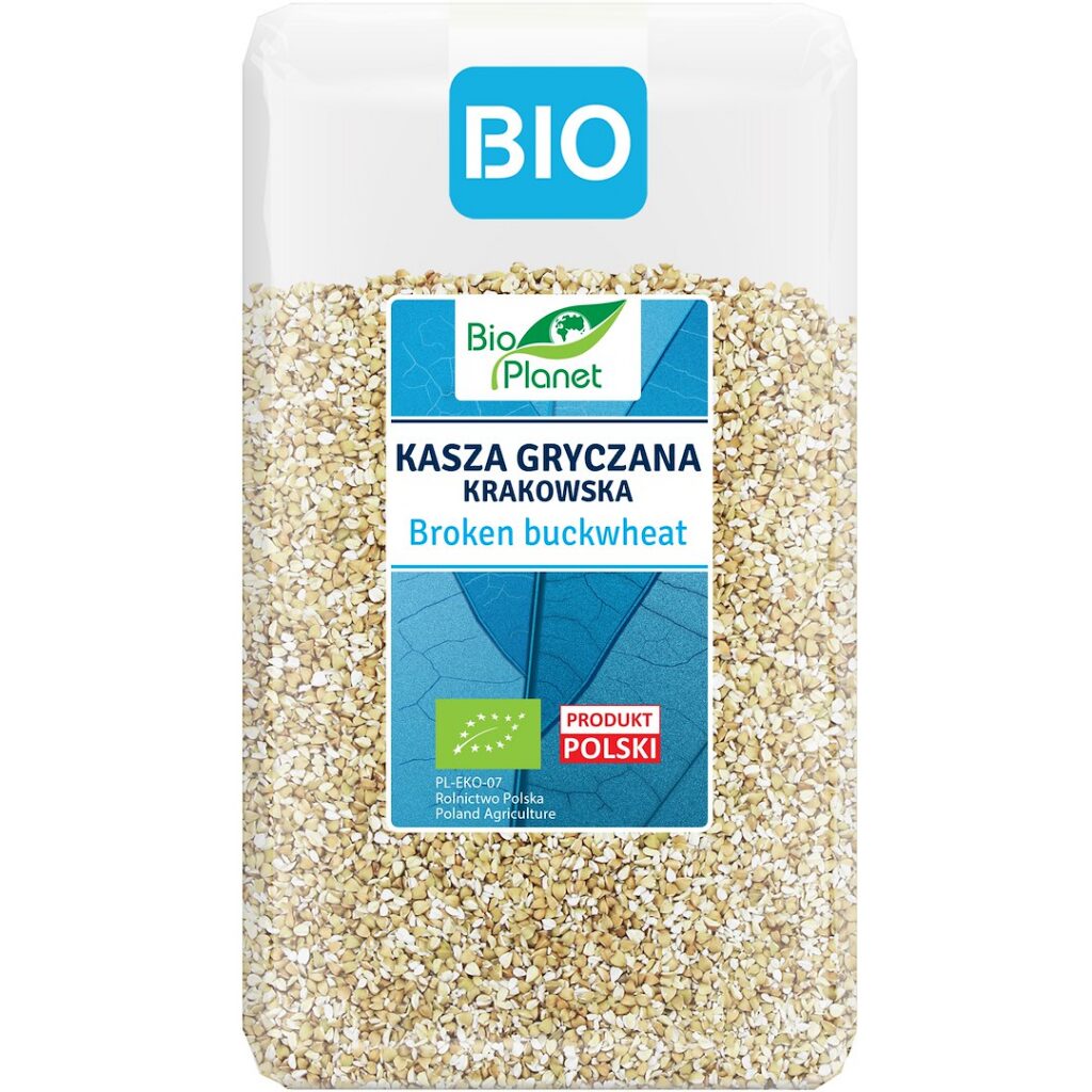 KASZA GRYCZANA KRAKOWSKA NIEPALONA BIO 1 kg - BIO PLANET