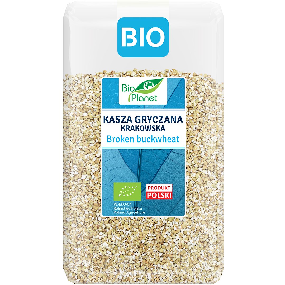 KASZA GRYCZANA KRAKOWSKA NIEPALONA BIO 1 kg - BIO PLANET