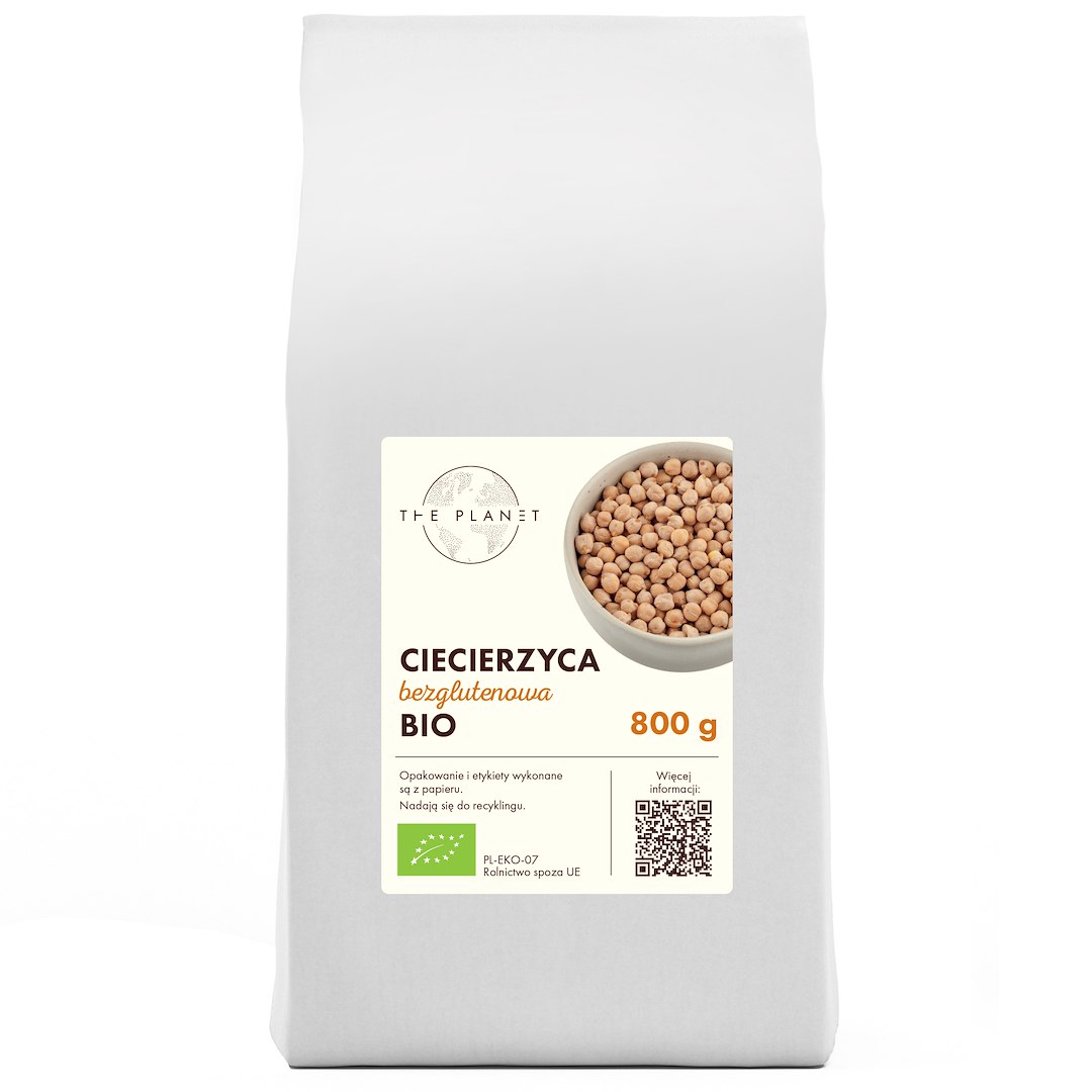 CIECIERZYCA BEZGLUTENOWA BIO 800 g - THE PLANET