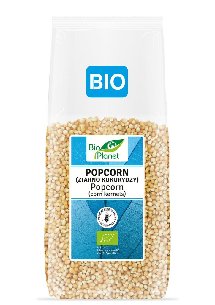 POPCORN (ZIARNO KUKURYDZY) BEZGLUTENOWY BIO 1 kg - BIO PLANET