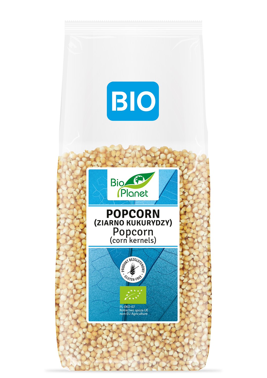 POPCORN (ZIARNO KUKURYDZY) BEZGLUTENOWY BIO 1 kg - BIO PLANET