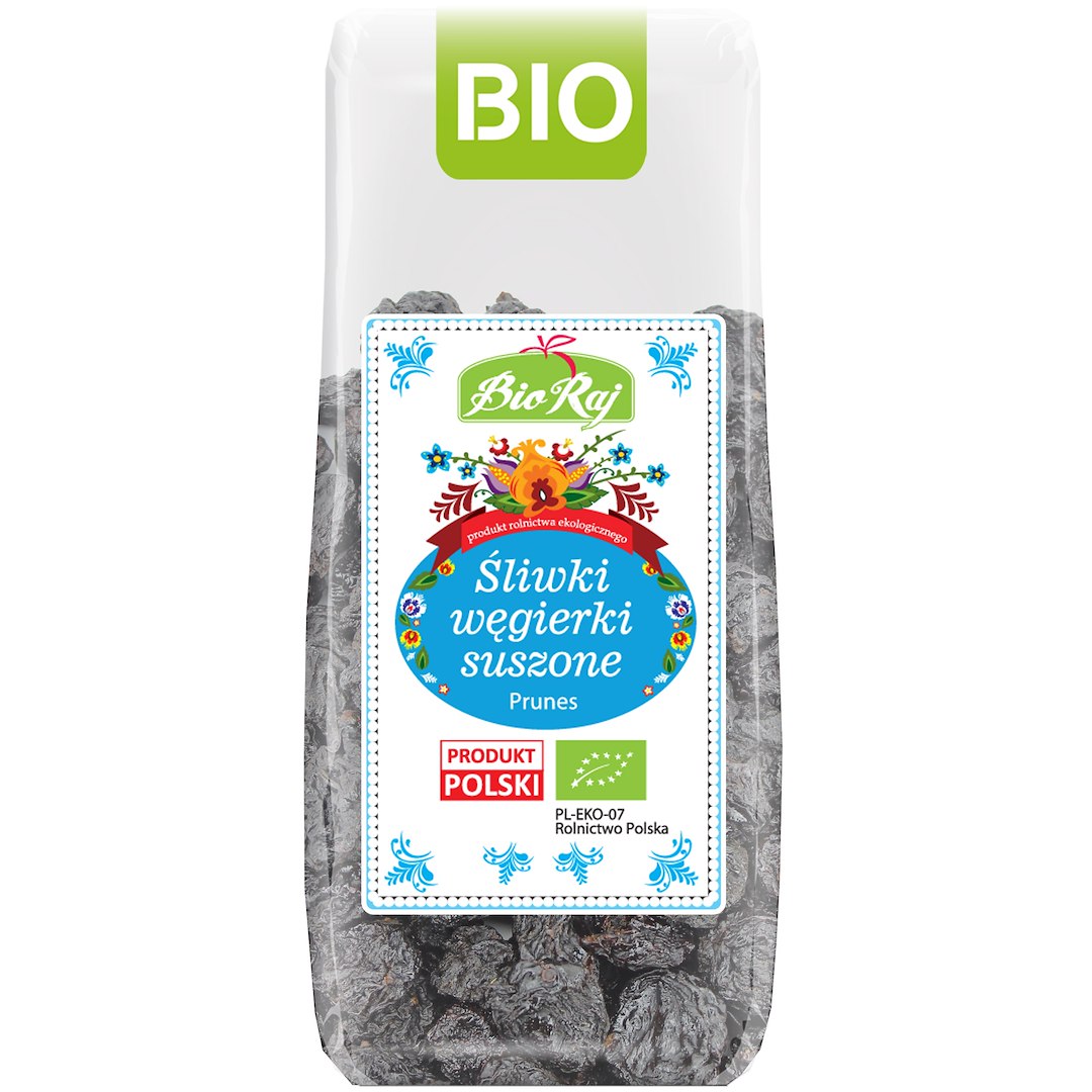 ŚLIWKI WĘGIERKI SUSZONE BIO (POLSKA) 200 g - BIO RAJ