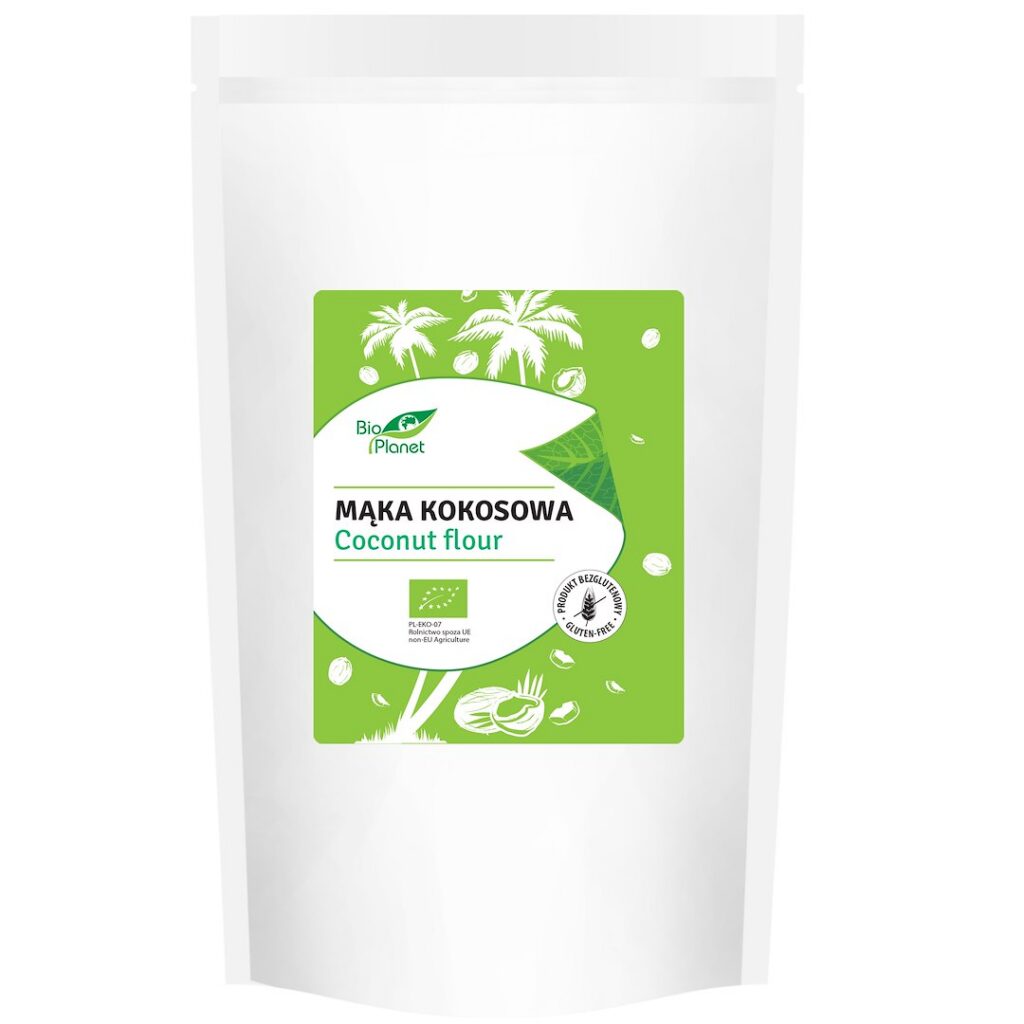 MĄKA KOKOSOWA BEZGLUTENOWA BIO 600 g - BIO PLANET