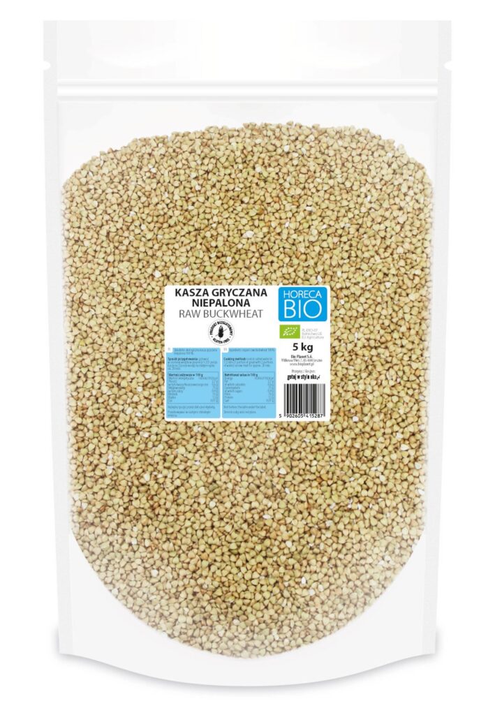 KASZA GRYCZANA NIEPALONA BEZGLUTENOWA BIO 5 kg - HORECA (BIO PLANET)