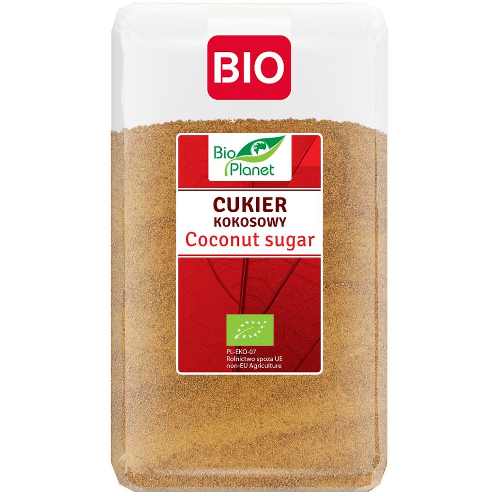 CUKIER KOKOSOWY BIO 1 kg - BIO PLANET