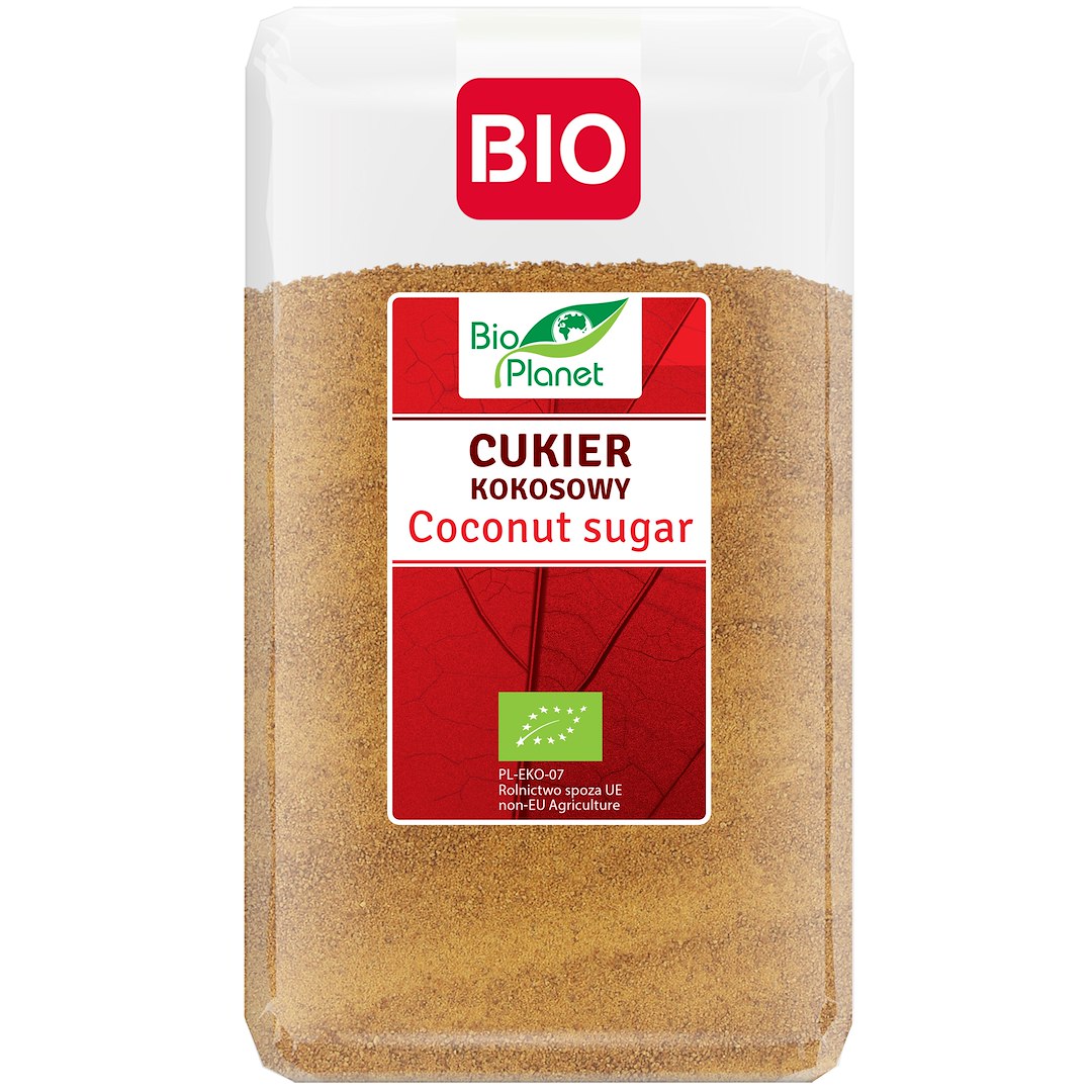 CUKIER KOKOSOWY BIO 1 kg - BIO PLANET