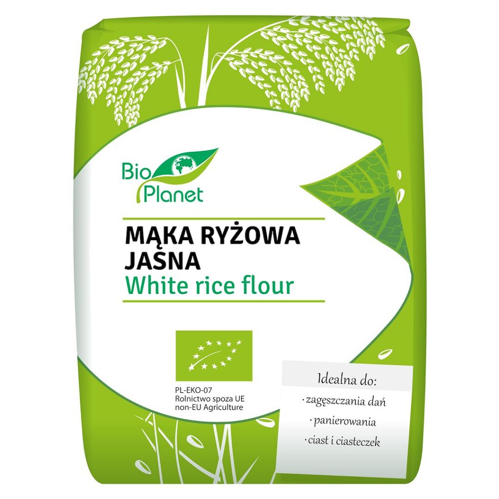 MĄKA RYŻOWA JASNA BIO 1 kg - BIO PLANET