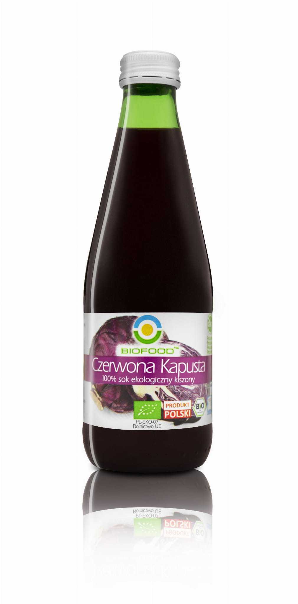 SOK Z CZERWONEJ KAPUSTY KISZONEJ NFC BEZGLUTENOWY BIO 300 ml - BIOFOOD