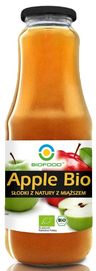 SOK JABŁKOWY NFC BEZGLUTENOWY BIO 1 L - BIOFOOD