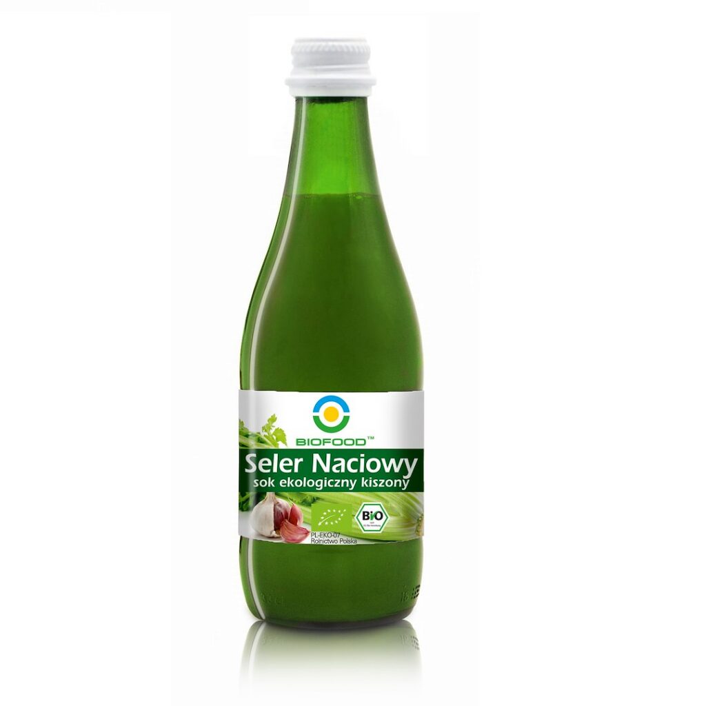 SOK Z SELERA NACIOWEGO KISZONEGO NFC BEZGLUTENOWY BIO 300 ml - BIOFOOD
