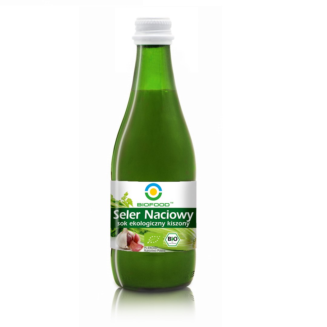 SOK Z SELERA NACIOWEGO KISZONEGO NFC BEZGLUTENOWY BIO 300 ml - BIOFOOD