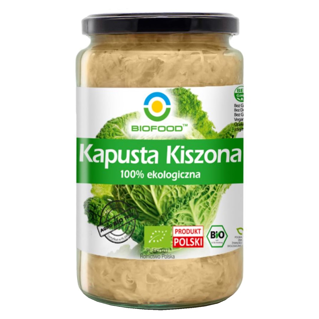 KAPUSTA KISZONA BEZGLUTENOWA BIO 700 g (500 g) - BIOFOOD