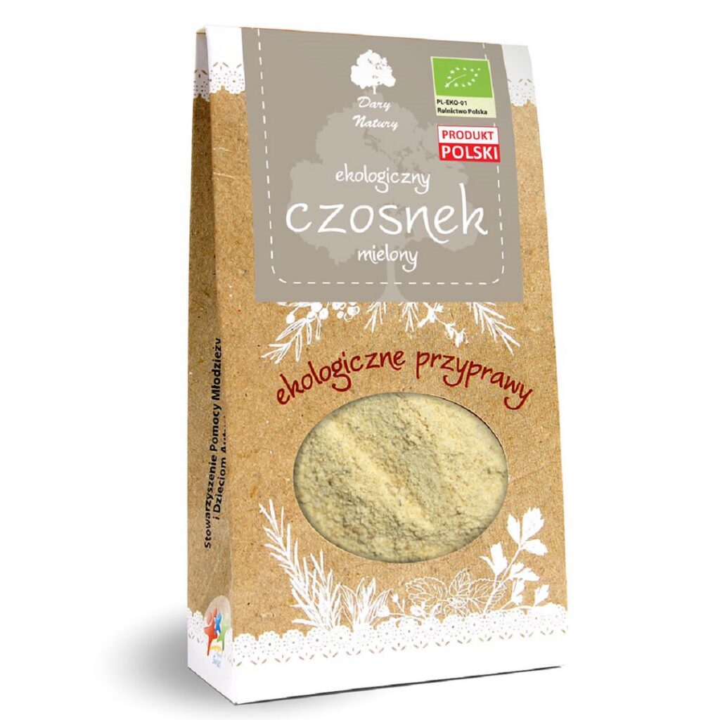 CZOSNEK MIELONY BIO 50 g - DARY NATURY