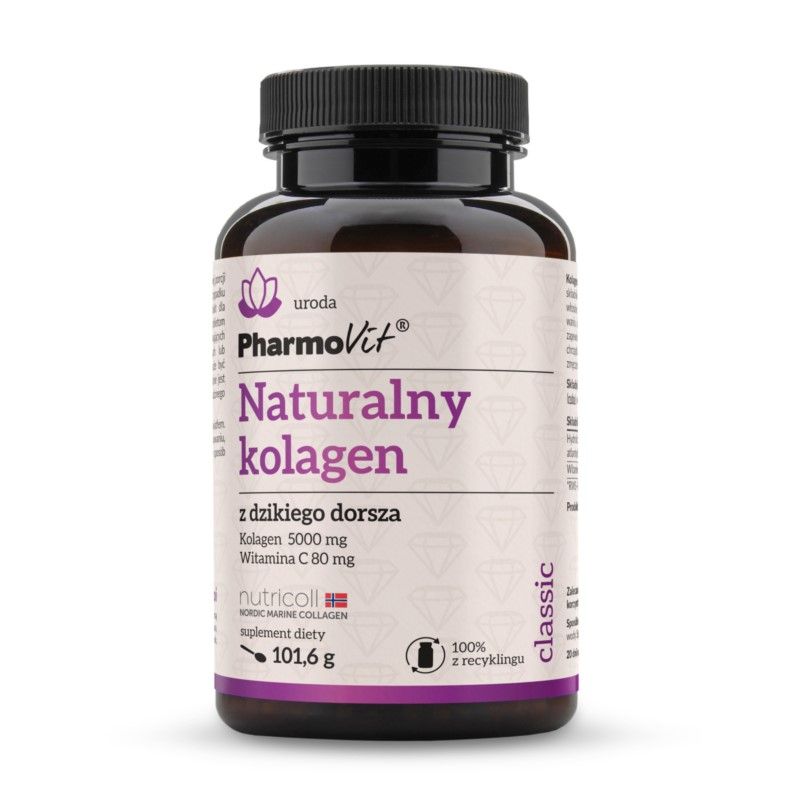 KOLAGEN Z DZIKIEGO DORSZA W PROSZKU) BEZGLUTENOWY 101,6 g - PHARMOVIT (CLASSIC)