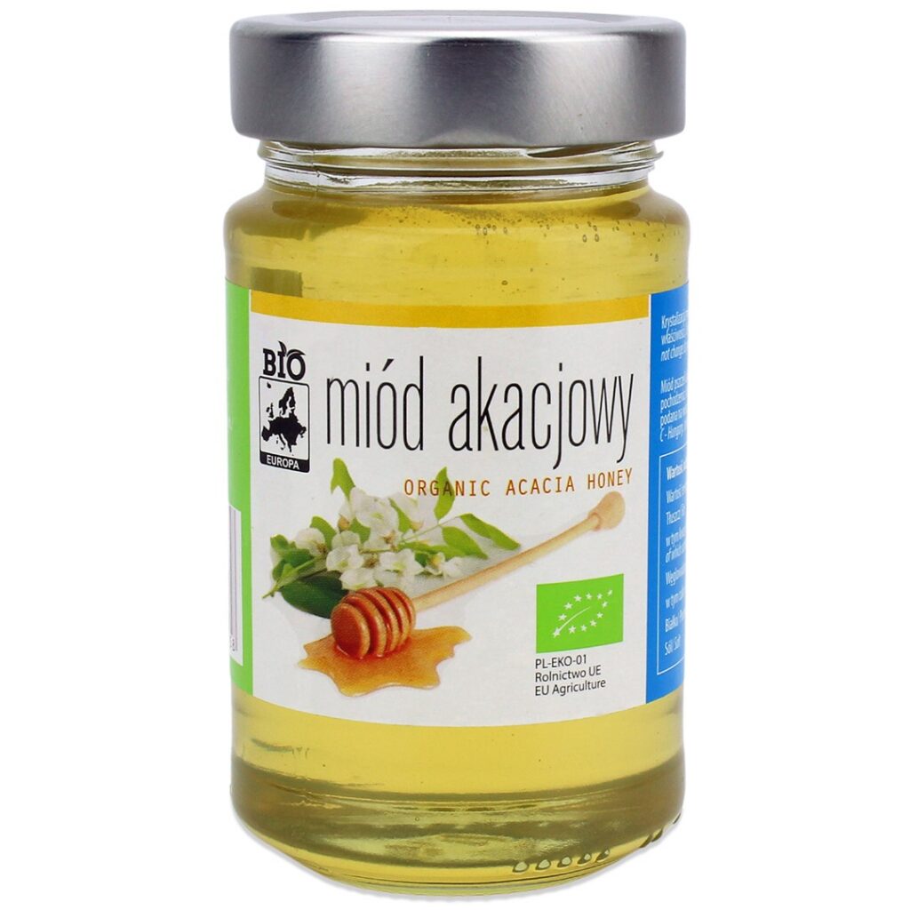 MIÓD AKACJOWY BIO 300 g - BIO PLANET