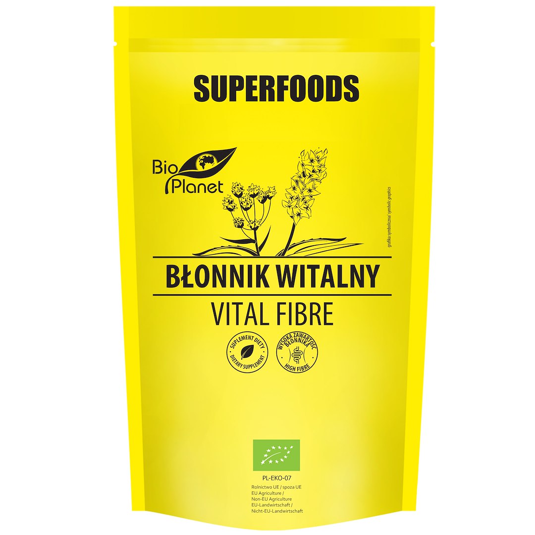BŁONNIK WITALNY BIO 150 g - BIO PLANET SUPERFOODS