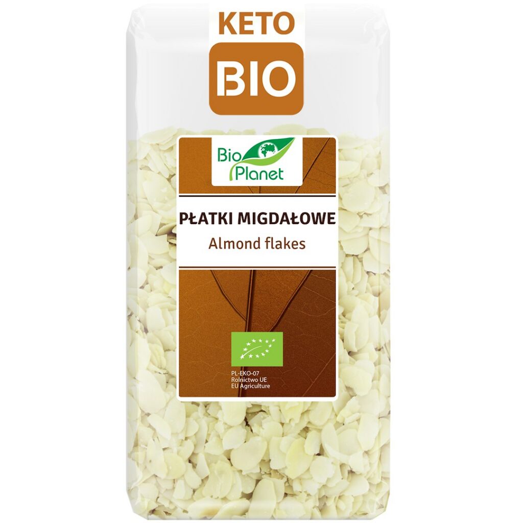 PŁATKI MIGDAŁOWE BIO 300 g - BIO PLANET
