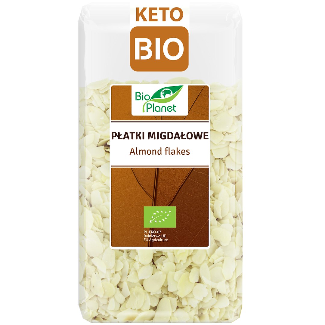 PŁATKI MIGDAŁOWE BIO 300 g - BIO PLANET