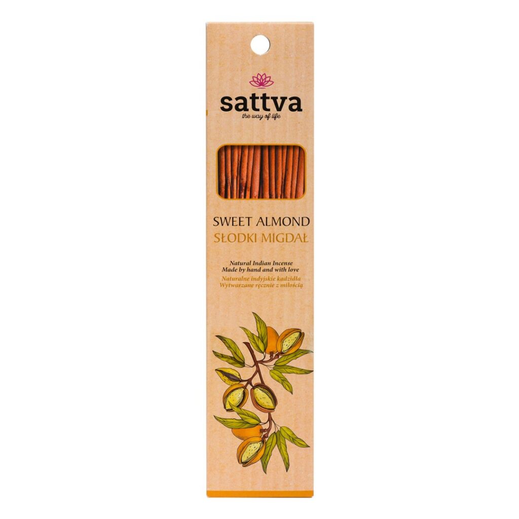 KADZIDEŁKA INDYJSKIE SŁODKI MIGDAŁ (15 szt.) 30 g - SATTVA (WELLNESS)