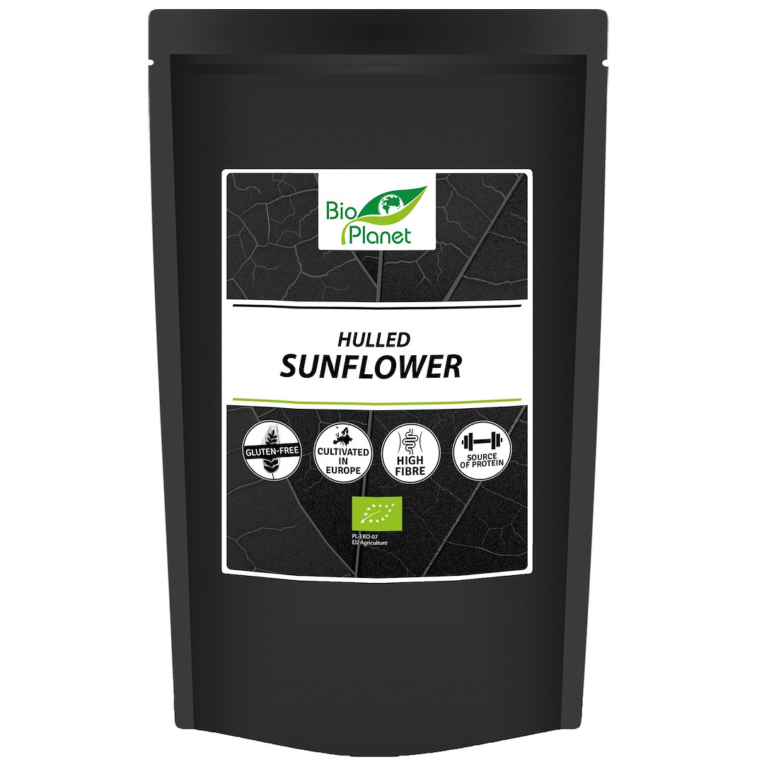 SŁONECZNIK ŁUSKANY BEZGLUTENOWY BIO 800 g - BIO PLANET INTERNATIONAL