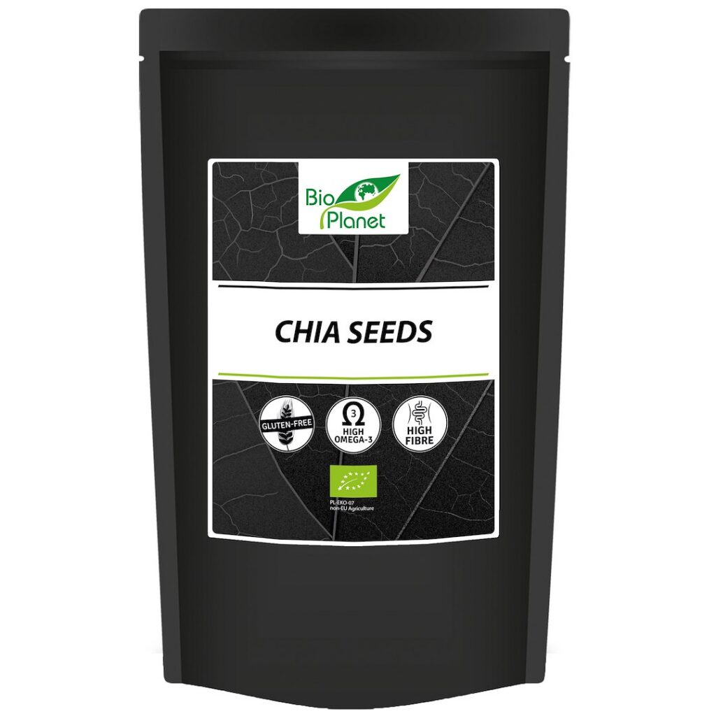 CHIA NASIONA BEZGLUTENOWE BIO 700 g - BIO PLANET INTERNATIONAL