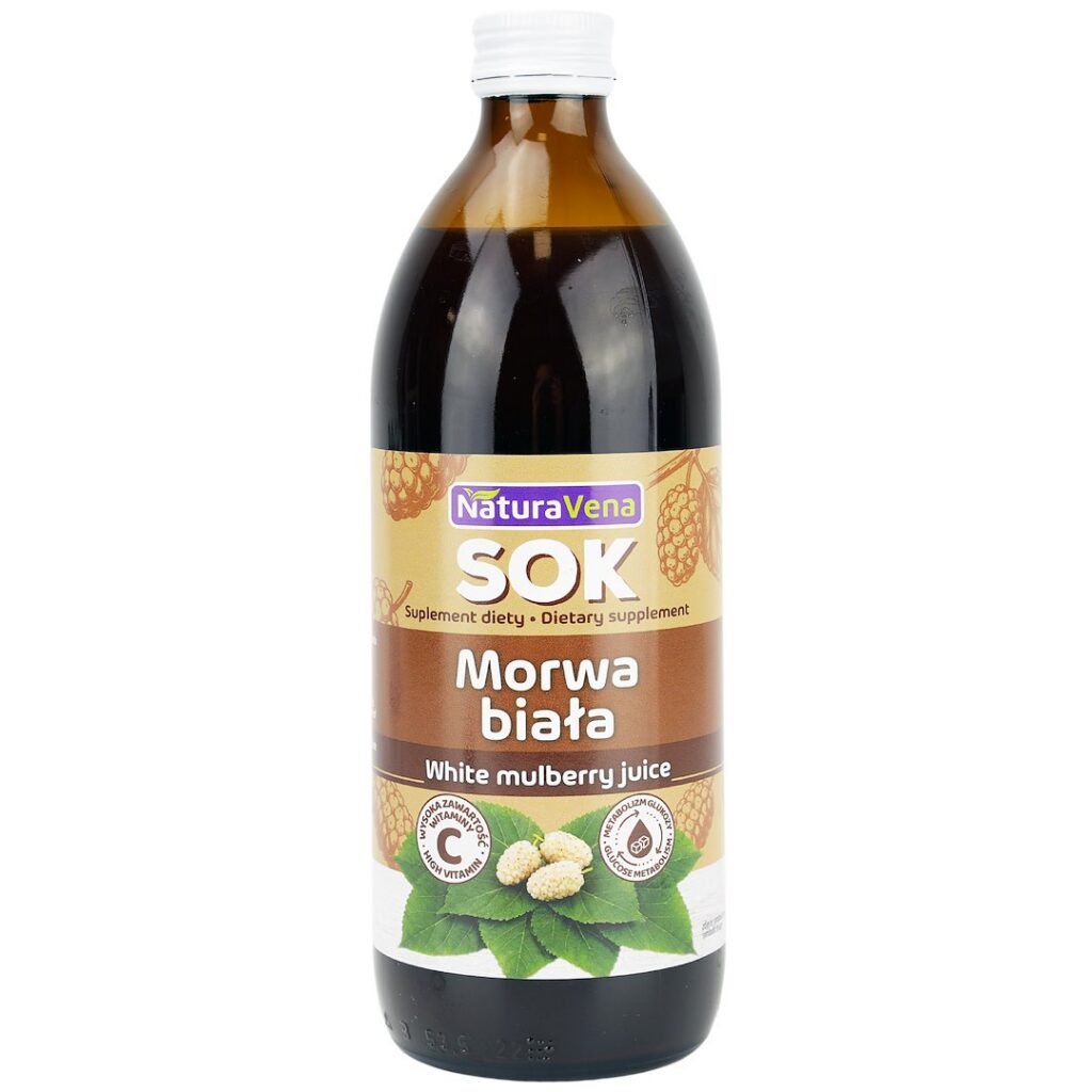 SOK Z MORWY BIAŁEJ 500 ml - NATURAVENA
