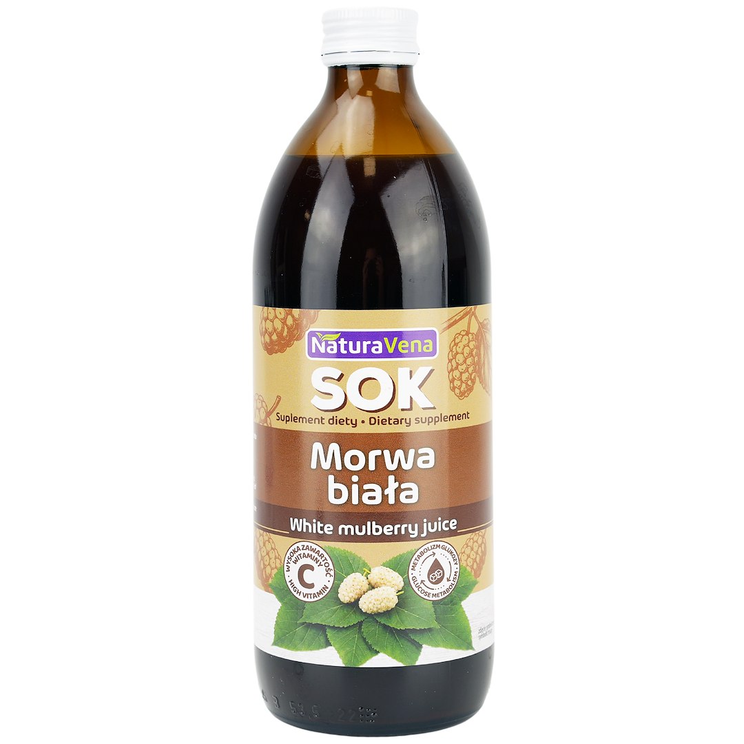 SOK Z MORWY BIAŁEJ 500 ml - NATURAVENA