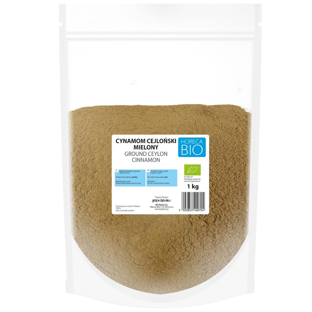 CYNAMON CEJLOŃSKI MIELONY BIO 1 kg - HORECA (BIO PLANET)