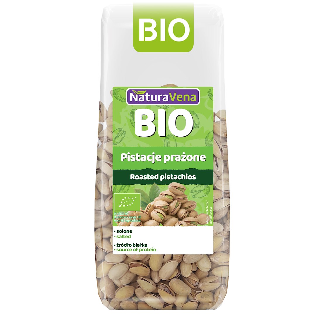 PISTACJE PRAŻONE I SOLONE BIO 100 g - NATURAVENA