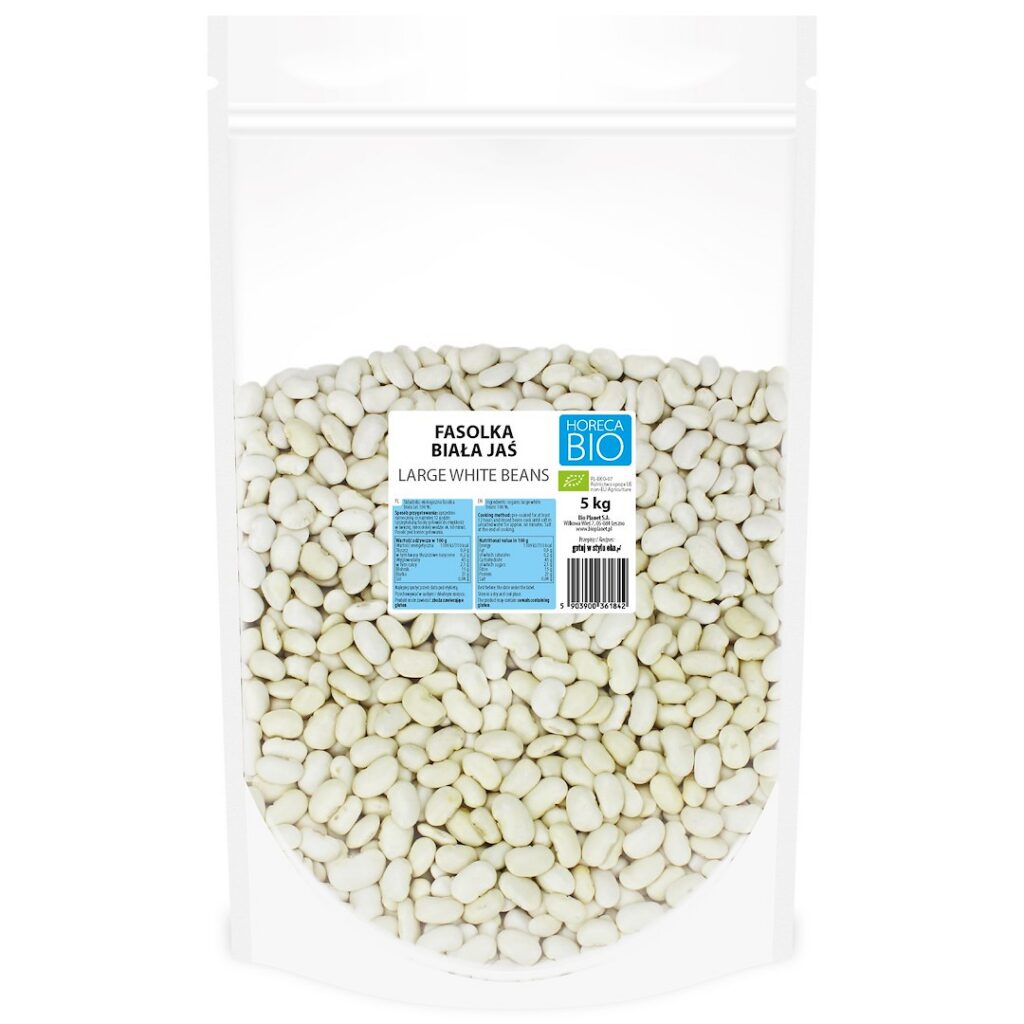 FASOLKA BIAŁA JAŚ BIO 5 kg - HORECA (BIO PLANET)