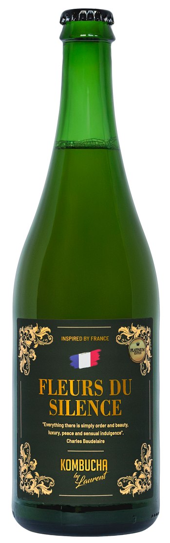 KOMBUCHA O SMAKU LAWENDY I ROZMARYNU (CHARLES BAUDELAIRE) BIO 750 ml - KOMBUCHA BY LAURENT (PLATINIUM)