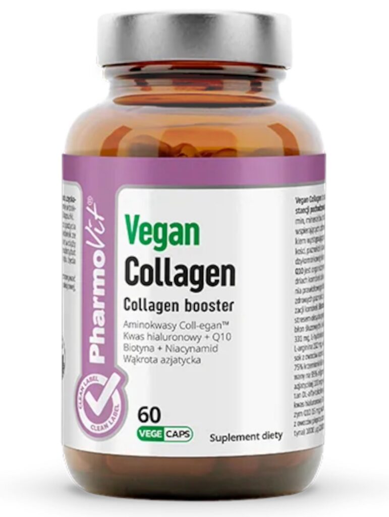 KOLAGEN BOOSTER VEGAN BEZGLUTENOWY 60 KAPSUŁEK - PHARMOVIT (CLEAN LABEL)